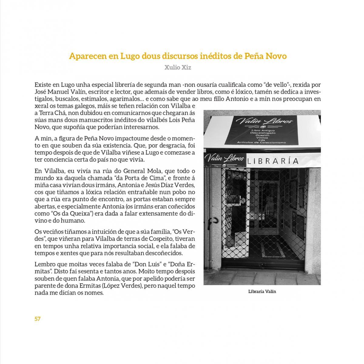 Lois Peña Novo - Valín Libros